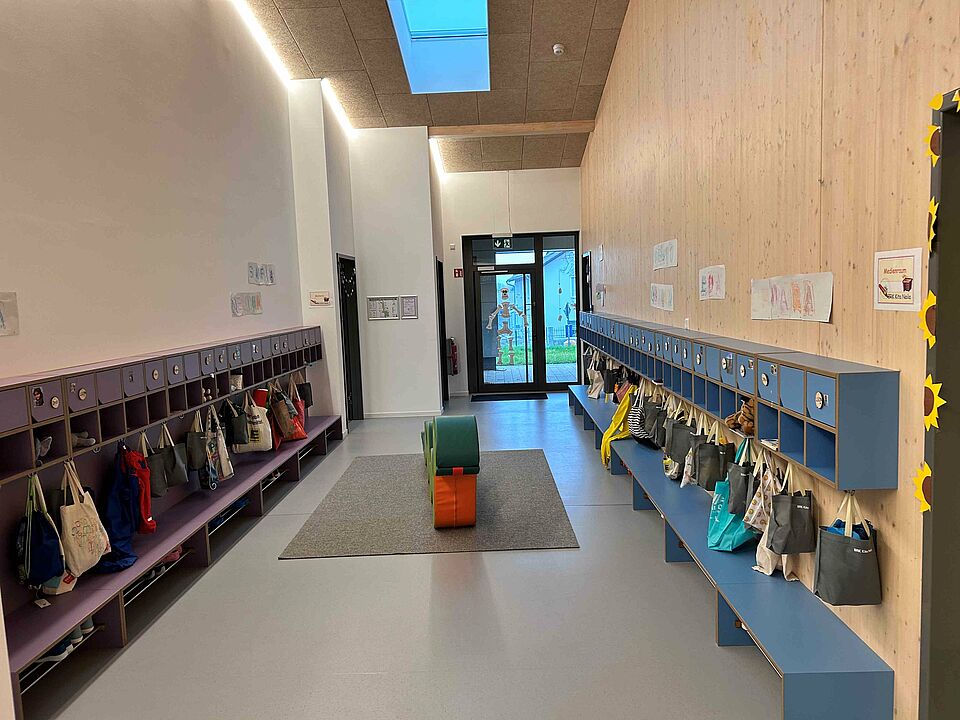 Garderobe Kindergarten