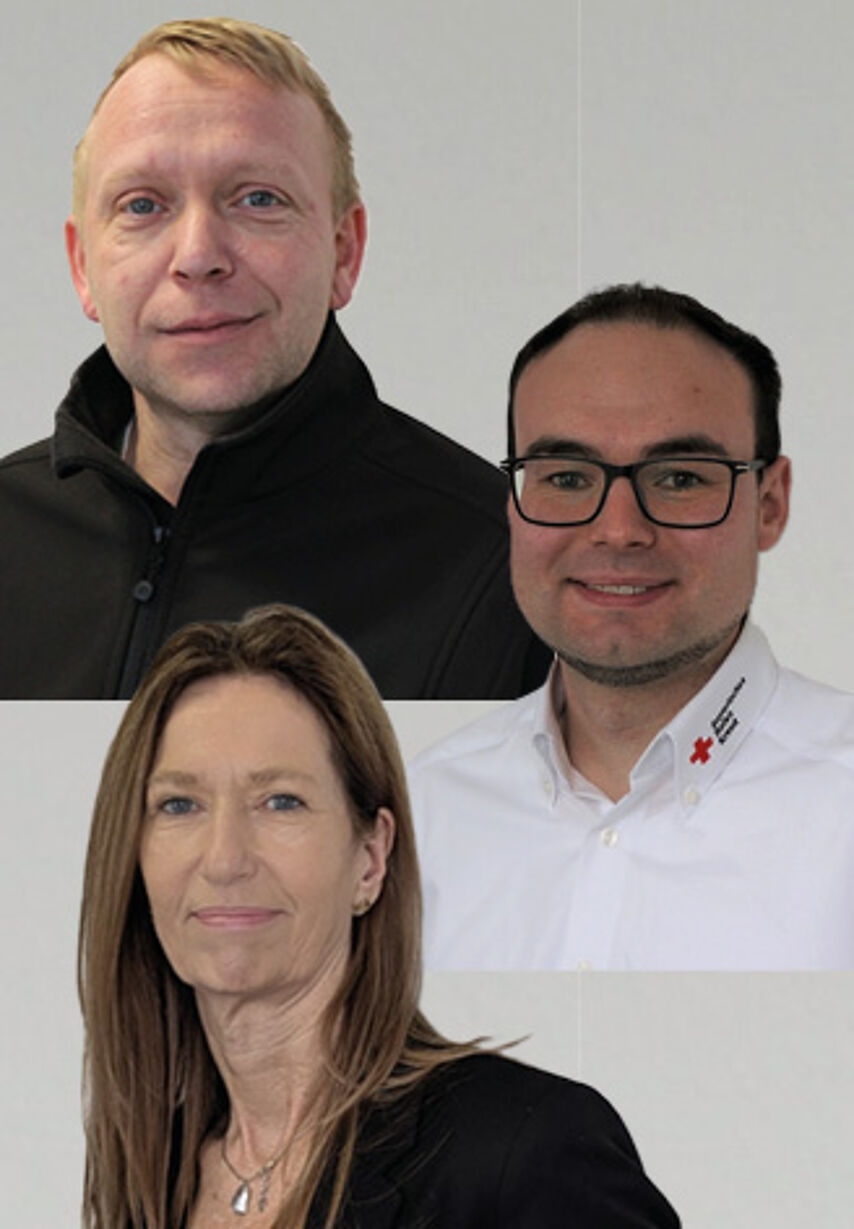 Die Mitarbeitenden aus dem Team Hausnotruf