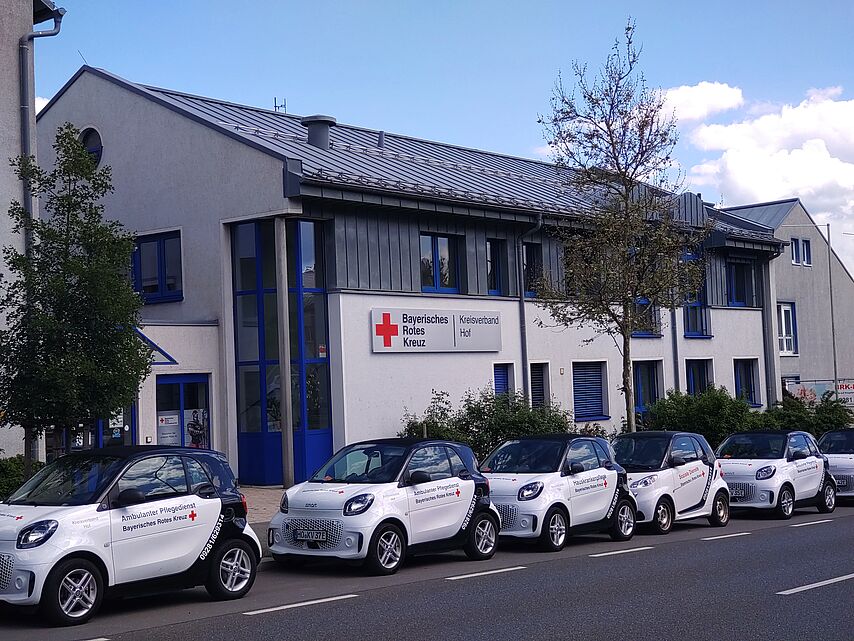 Außenansicht des BRK-Kreisverbandes Hof