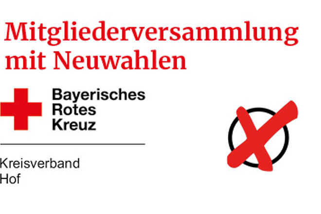 Grafik Einladung zur Mirgliederversammlung mit Neuwahlen