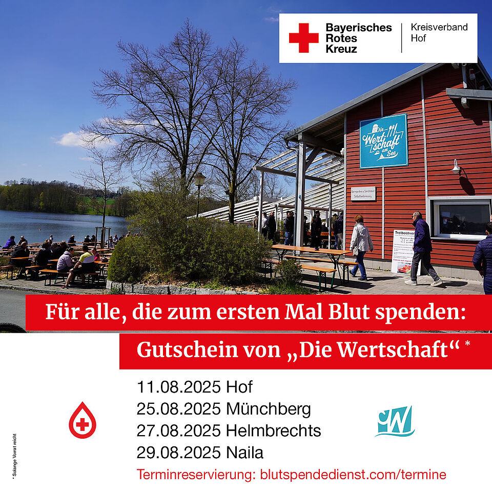 Bild von der Wertschaft und den Spendeterminen