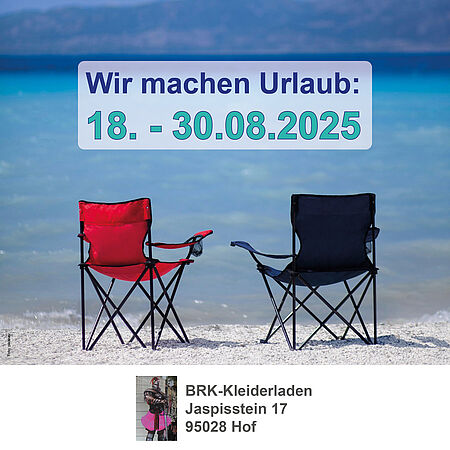 Kleiderladen macht Urlaub vom 18. bis 30. August 2025