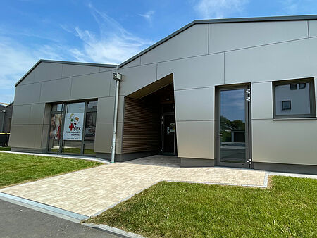 Außenansicht der Kita in Naila