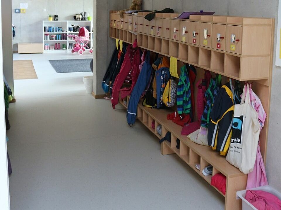 Garderobe Kindergarten