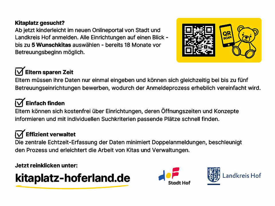 Info zur Anmeldung in Kita