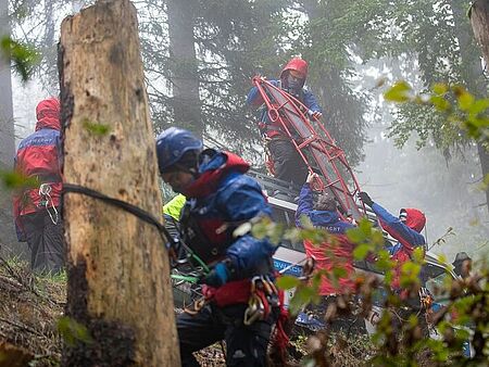 Einsatzübung der Bergwacht