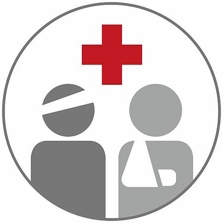 Unparteilichkeit_RGB_pos Piktogramm zum BRK Grundsatz Unparteilichkeit