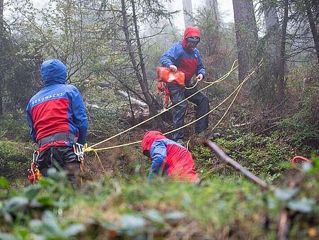Einsatzübung der Bergwacht